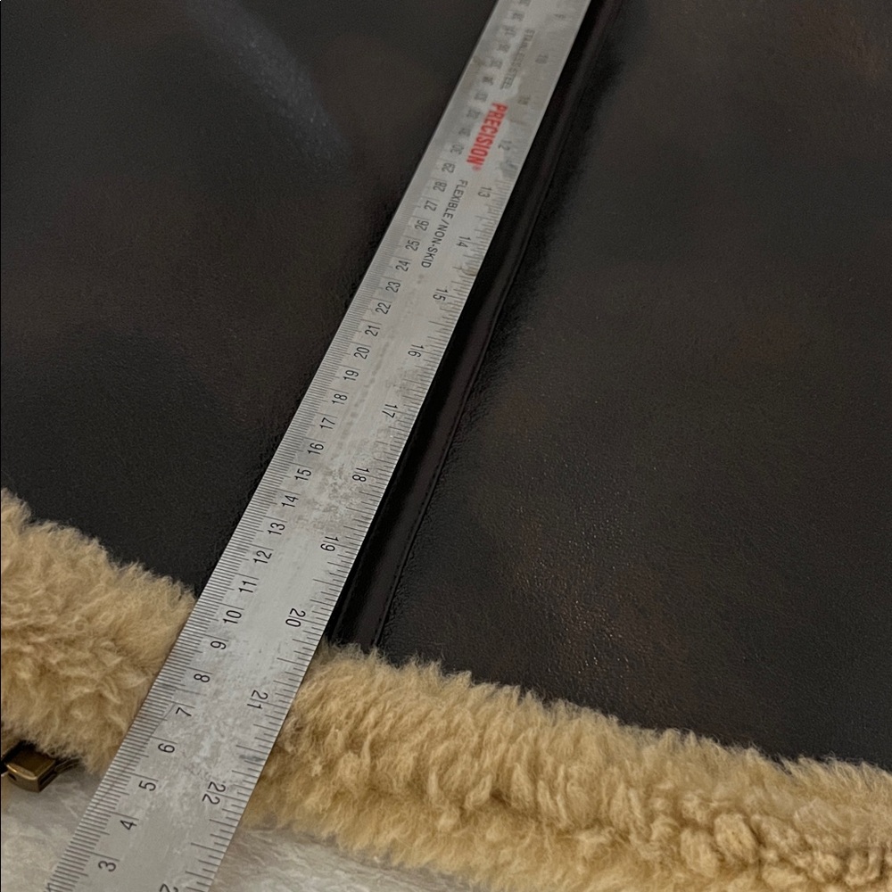 Zara Faux Shearling Jacket - Picture 6 of 9